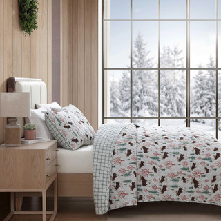 Thumbnail 11: Eddie Bauer Eddie Bauer Mountain Moose Quilt & Sham Set 