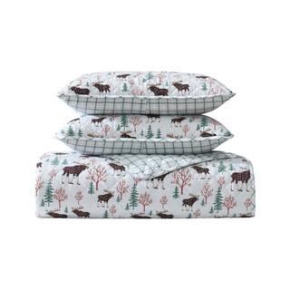 Thumbnail 23: Eddie Bauer Eddie Bauer Mountain Moose Quilt & Sham Set 