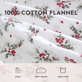 Thumbnail 22: Laura Ashley Laura Ashley Berry Bright Cotton Sheet Set 