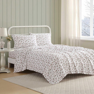 Thumbnail 1: Laura Ashley Laura Ashley Berry Bright Cotton Sheet Set 