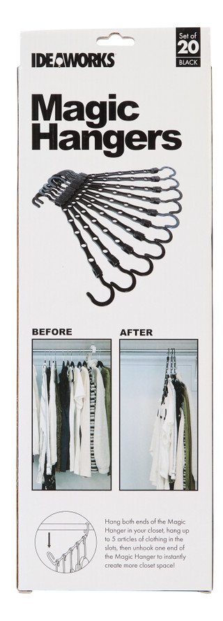 Thumbnail 2: Ideaworks 20 Pk Magic Hangers 