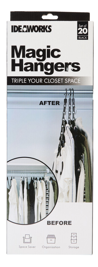 Thumbnail 1: Ideaworks 20 Pk Magic Hangers 