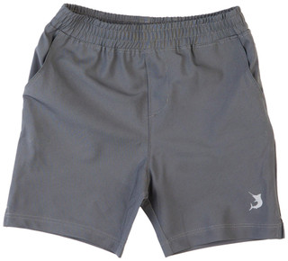 Thumbnail 1: REEL LEGENDS Reel Legends Little Boys Grey Swim Trunks 