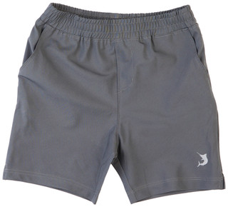 Thumbnail 1: REEL LEGENDS Reel Legends Little Boys Grey Swim Trunks 
