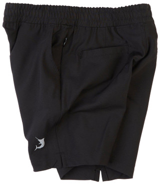 Thumbnail 3: REEL LEGENDS Reel Legends Little Boys Black Swim Trunks 