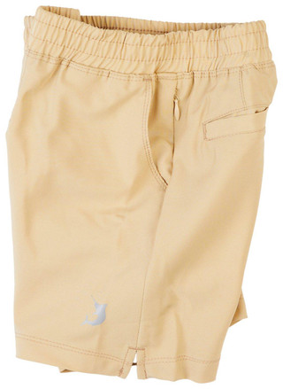 Thumbnail 3: REEL LEGENDS Reel Legends Little Boys Tan Swim Trunks 