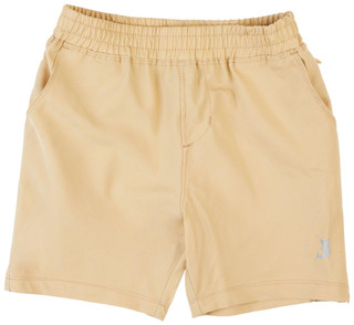 Thumbnail 1: REEL LEGENDS Reel Legends Little Boys Tan Swim Trunks 