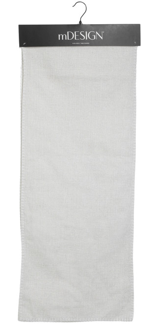 Thumbnail 1: MDESIGN MDesign 16x80 Faux Linen Whipstitch Table Runner 