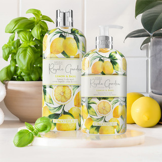 Thumbnail 6: Baylis & Harding Baylis & Harding Royale Lemon & Basil Body Wash, 16.9 Oz. 