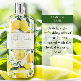 Thumbnail 4: Baylis & Harding Baylis & Harding Royale Lemon & Basil Body Wash, 16.9 Oz. 