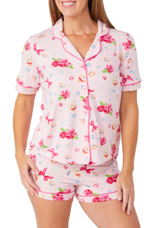 Thumbnail 1: ROOM SERVICE Room Service Womens 2 Pc Pajama Shorts Set 