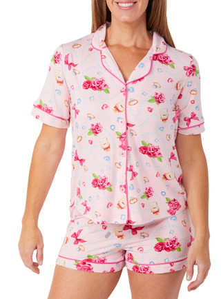 Thumbnail 3: ROOM SERVICE Room Service Womens 2 Pc Pajama Shorts Set 