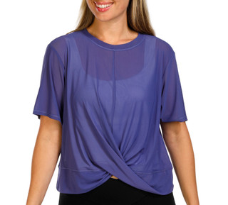 Thumbnail 1: APANA Apana Womens Active Boxy Front Twist Top 
