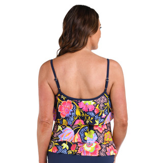 Thumbnail 2: Maxine of Hollywood Maxine of Hollywood Womens Ornamental Garden Tankini Top 