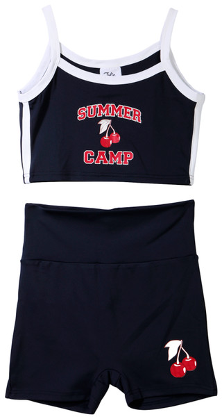 Thumbnail 1: Jolie & Joy Jolie & Joy Girls 2 Pc Cherry Print Shorts Set 