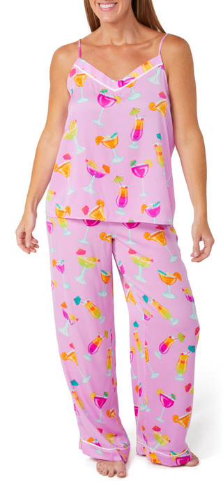 Thumbnail 1: ROOM SERVICE Room Service Womens 2 pc Print Pajama Set 