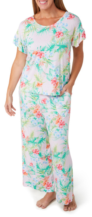 Thumbnail 1: Tommy Bahama Tommy Bahama Womens 2 pc Print Pajama Set 