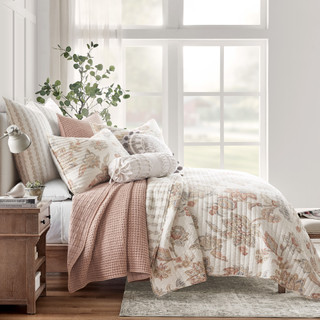 Thumbnail 7: Levtex Home Levtex Home Selesta Blush Quilt & Sham Set 