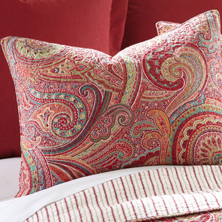 Thumbnail 10: Levtex Home Levtex Home Spruce Red Quilt & Sham Set 