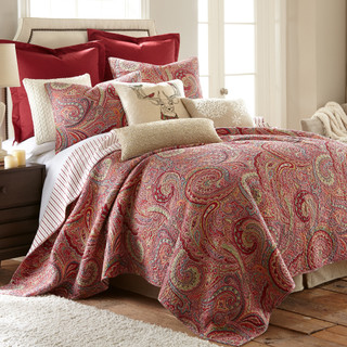 Thumbnail 3: Levtex Home Levtex Home Spruce Red Quilt & Sham Set 