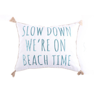 Thumbnail 2: Levtex Home Stone Harbor Beach Time Coastal Decorative Pillow 