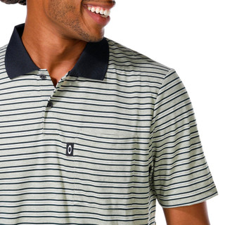 Thumbnail 4: Oakley Oakley Men's Tempo Blend Striped Short Sleeve Polo Shirt 