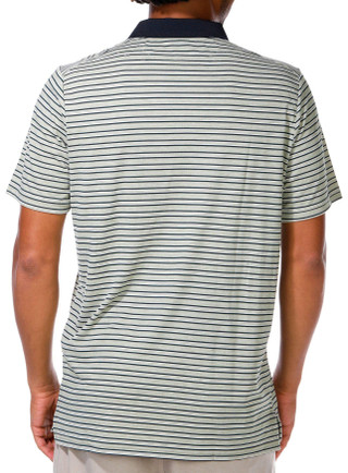 Thumbnail 6: Oakley Oakley Men's Tempo Blend Striped Short Sleeve Polo Shirt 