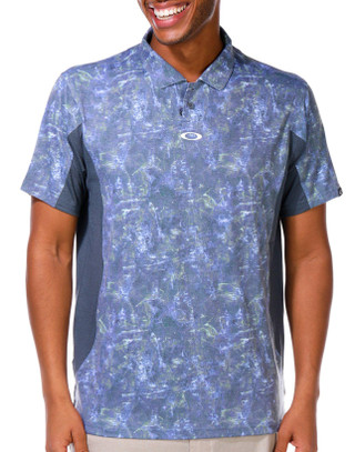 Thumbnail 2: Oakley Oakley Men's Airvent Print Short Sleeve Polo Shirt 
