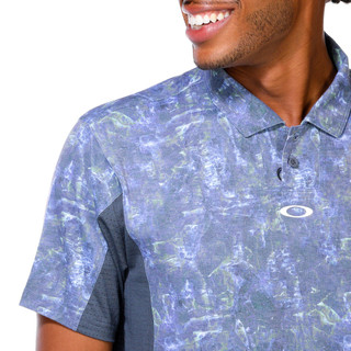 Thumbnail 4: Oakley Oakley Men's Airvent Print Short Sleeve Polo Shirt 