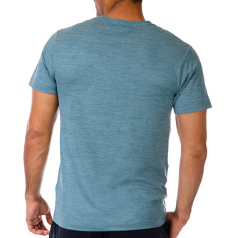Thumbnail 2: Hurley Hurley Mens Exist Slash Logo Short Sleeve Spacedye Tee 