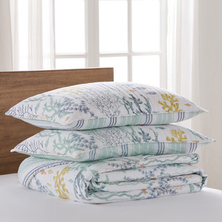 Thumbnail 7: Levtex Home Levtex Home Ocean Meadow Reversible Quilt & Sham Set 