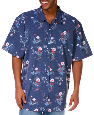 Thumbnail 1: FLAG AND ANTHEM Men's Milligan Buttoned Short Sleeve Shirt 