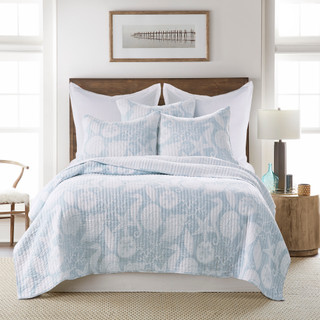 Thumbnail 6: Levtex Home Levtex Home Stillwater Blue Quilt & Sham Set 