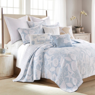 Thumbnail 2: Levtex Home Levtex Home Stillwater Blue Quilt & Sham Set 