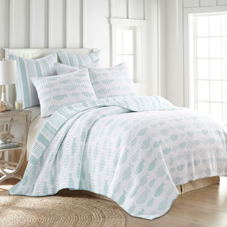 Thumbnail 3: Levtex Home Levtex Home Aqua Breeze Quilt & Sham Set 