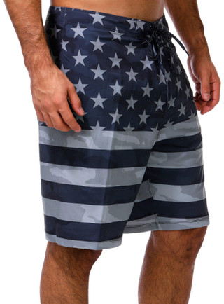 Thumbnail 6: Hurley Hurley Mens Phantom Flag Print Swim Shorts 