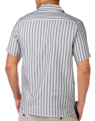 Thumbnail 3: Burnside Burnside Mens Short Sleeve Textured Button Down Shirt 