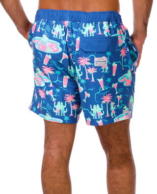 Thumbnail 6: Party Pants Party Pants Mens Bayou Party Swim Shorts 