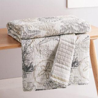 Thumbnail 3: Levtex Home Levtex Home Caspian Sea Quilted Throw 
