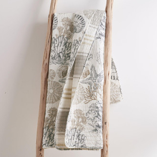 Thumbnail 5: Levtex Home Levtex Home Caspian Sea Quilted Throw 