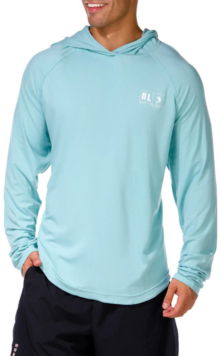 Thumbnail 4: REEL LEGENDS Reel Legends Mens Active Long Sleeve Biscayne Hooded Shirt 