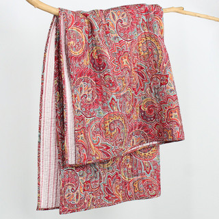 Thumbnail 4: Levtex Home Levtex Home Kimpton Red Quilted Throw 