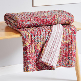 Thumbnail 2: Levtex Home Levtex Home Kimpton Red Quilted Throw 