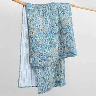 Thumbnail 5: Levtex Home Levtex Home Kimpton Navy Quilted Throw 