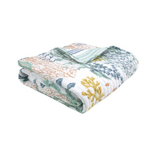 Thumbnail 2: Levtex Home Levtex Home Ocean Meadow Quilted Throw 
