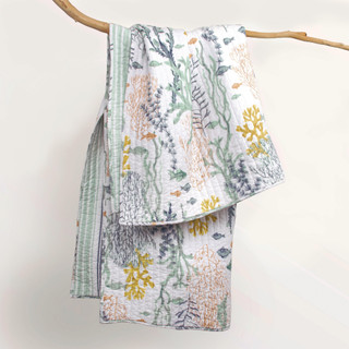 Thumbnail 4: Levtex Home Levtex Home Ocean Meadow Quilted Throw 