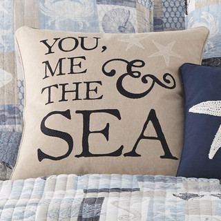Thumbnail 2: Levtex Home Levtex Home Cerralvo You Me Sea Coastal Decorative Pillow 