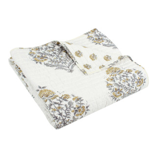 Thumbnail 3: Levtex Home Levtex Home Kamira Ochre Quilted Throw 