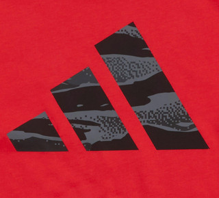 Thumbnail 6: Adidas Adidas Big Boys Tiger Camo Logo Graphic T-Shirt 