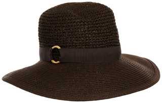 Thumbnail 1: NINE WEST Nine West Womens Braided Sun Hat 